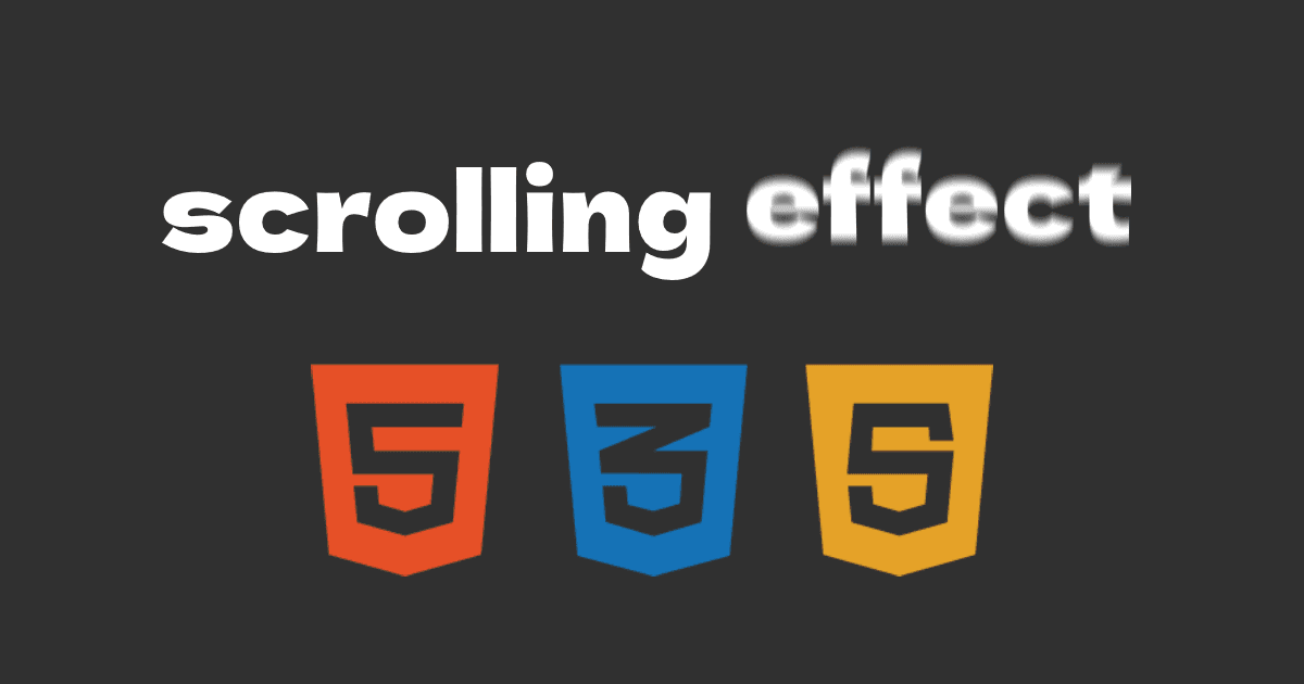 How to make a scrolling text effect with CSS and JavaScript